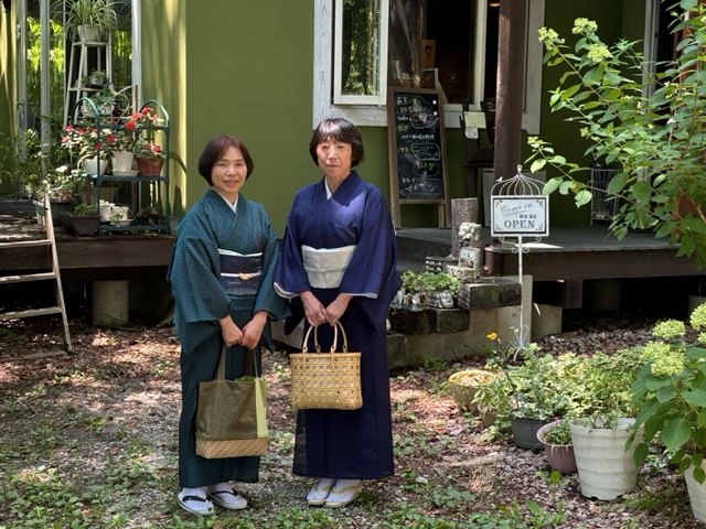 「佐久市」着物を楽しむ会IN夏の清里観光「たちばな佐久店」