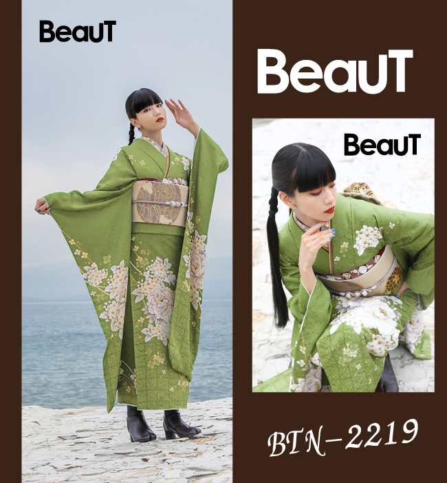 Hina(FAKY)が着こなす “BeauT”の新作振袖を入荷しました！